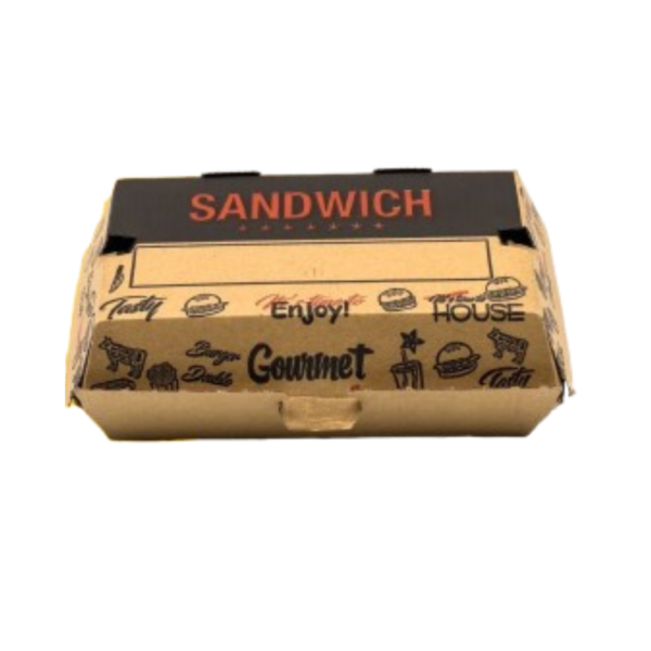 BOITE SANDWICH KRAFT 200PCS