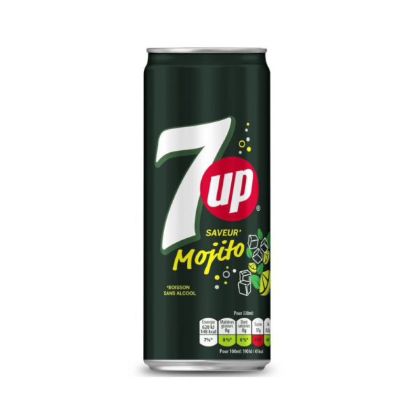 SEVEN UP MOJITO 24X33 CL