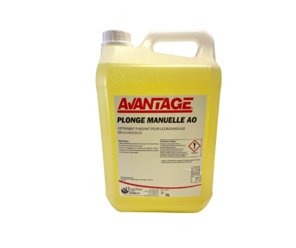 DETERGENT LIQUIDE PLONGE MANUELLE CITRON AVANTAGE BIDON DE 51 5L