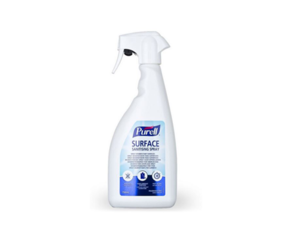 SPRAY DESINFECTANT POUR SURFACES SANS RINCAGE FLACON DE 750ML