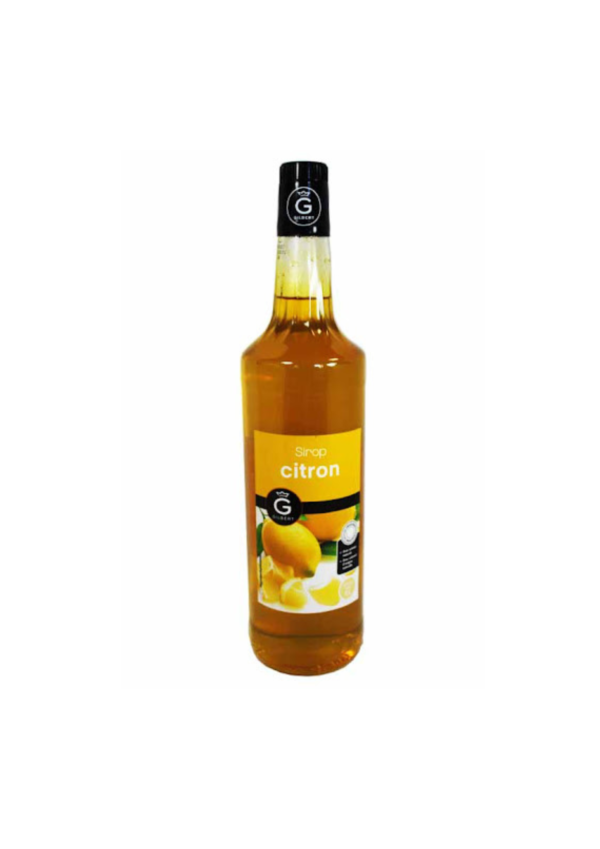 SIROP GILBERT CITRON JAUNE 1LX 1
