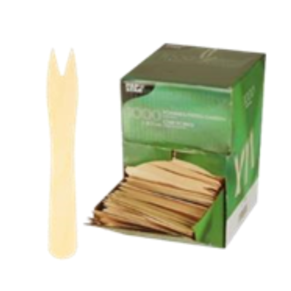 PIQUE FRITES BOIS 8.5CMX1000PCS