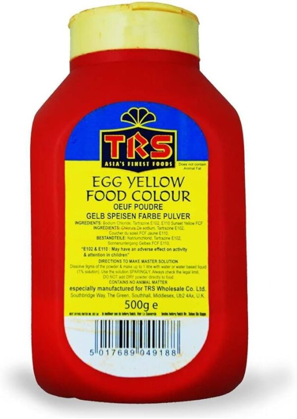 TRS FOOD COLOUR YELLOW 500G X 20