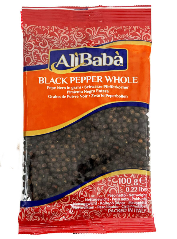 BLACK PEPPER WHOLE ALI BABA 20X100 G