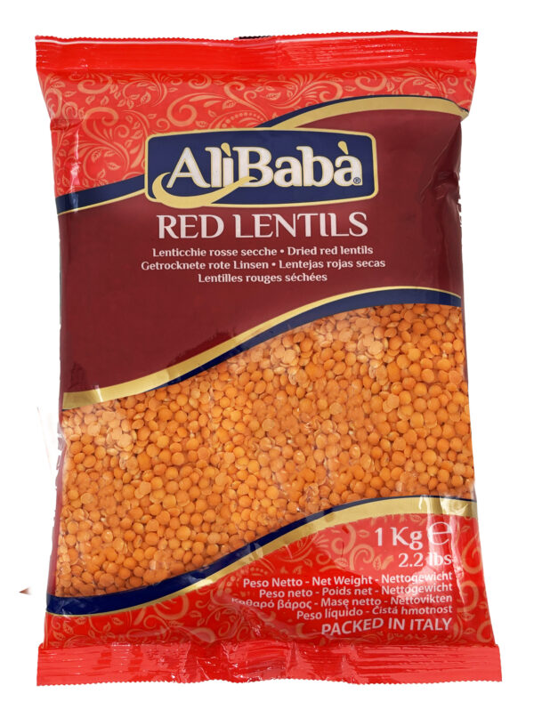 LENTILS RED SPLIT ALI BABA 6X2 KG