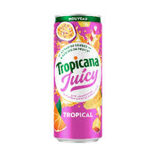 TROPICANA JUICY  TROPICAL 24X33CL