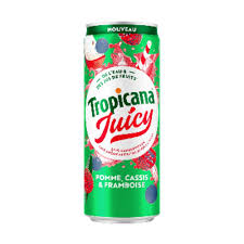 TROPICANA JUICY  POMME CASSIS  FRAMBOISE 24X33CL